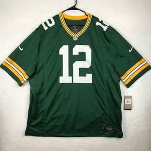 Green Bay Packers Jersey Aaron Rodgers Nike On Field NFL Football Mens Size 3XL